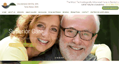 Desktop Screenshot of calabasasdentalspa.com